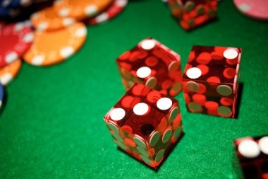 Live casino table with multi-camera view